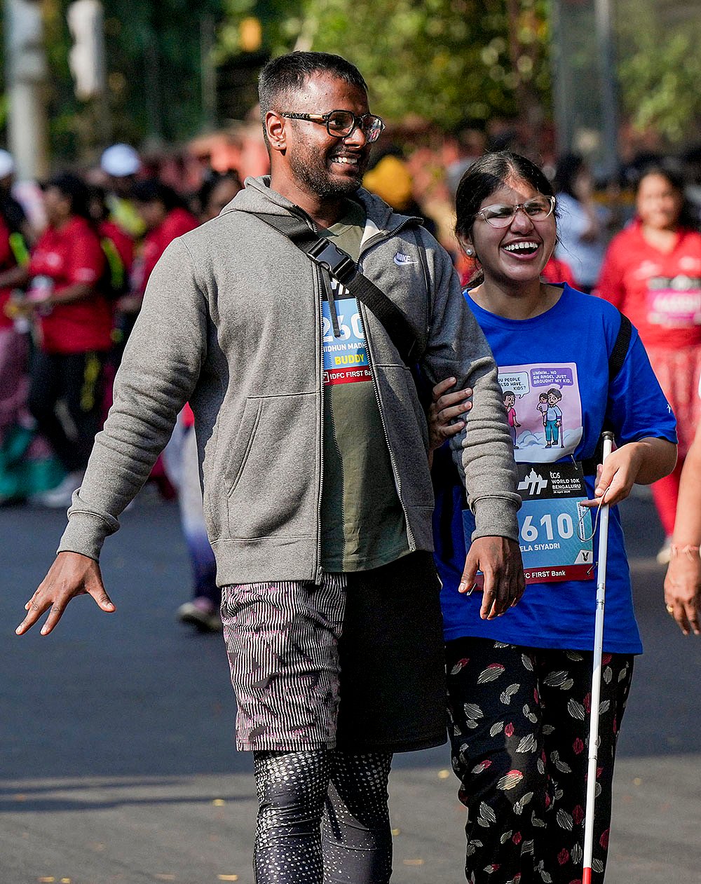 TCS World 10K marathon in Bengaluru- Specially-abled people