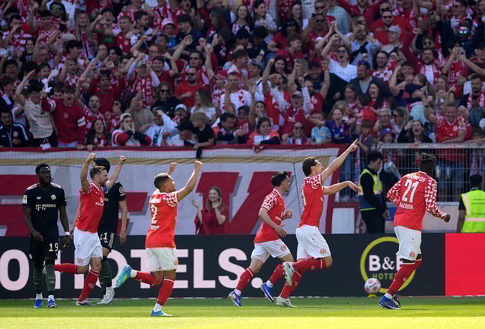 Mainz Vs Bayern Munich German Bundesliga soccer-