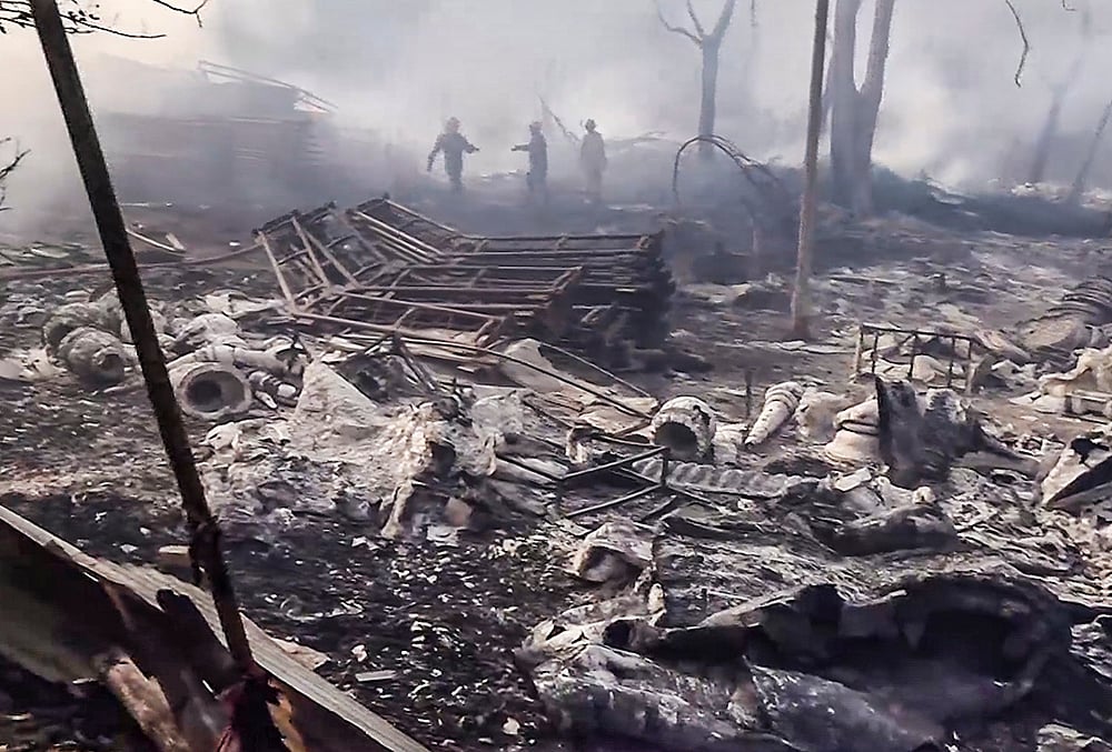 Fire breaks out at godown in Delhis Jyoti Nagar