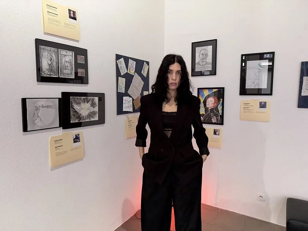 Pussy Riot Member Nadya Tolokonnikova at "Resistance Imprisoned" at Ritsch-Fisch Galerie in Strasbourg - Facebook