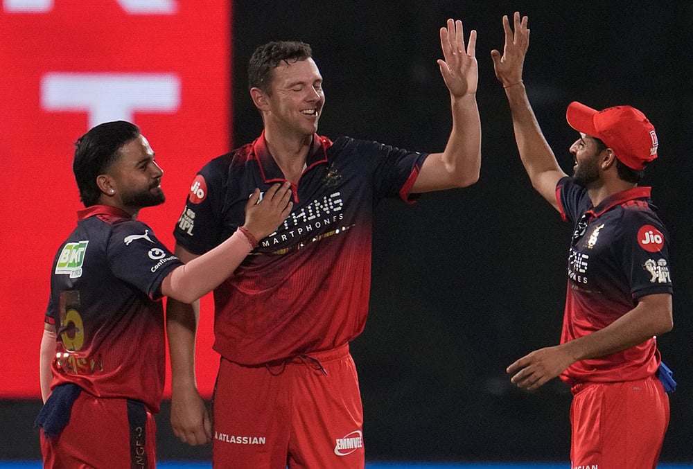 DC Vs RCB IPL 2026 match 39 photos- Josh Hazlewood