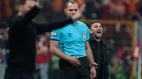 Galatasaray Accuse Referees Of Having ‘Evil Inside’ After Big Win Over Rivals Fenerbahce | Photo: AP/Emrah Gurel : Galatasaray's head coach Okan Buruk gives instructions during a Turkish Super Lig soccer match between Galatasaray and Fenerbahce in Istanbul, Turkey, Sunday, April 26, 2026.