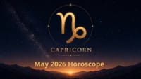 Capricorn May 2026 Horoscope: Career Decisions, Academic Stability, Financial Awareness & Love Growth Capricorn Monthly Horoscope for May 2026
