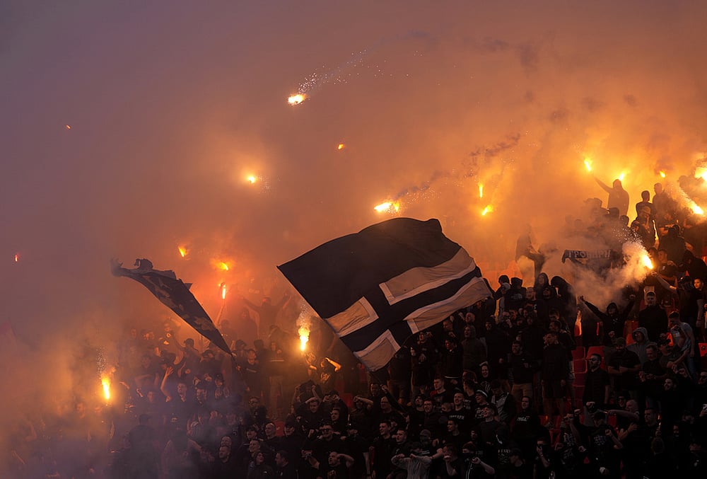 Crvena Zvezda vs Partizan Serbian Superliga 2025-26 photos-Partizan fans