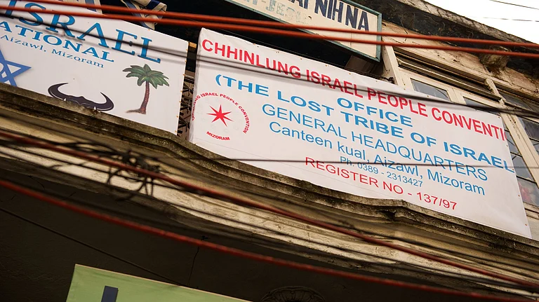 The Bnei Menashe, one of the ten "lost tribes" of Israel migrated across continents and have now settled in Mizoram, India. - Source: IMAGO / ZUMA Press Wire