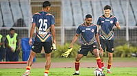 | Photo: AIFF : East Bengal players in training ahead of the Indian Super League match against Odisha FC on April 28, 2026.