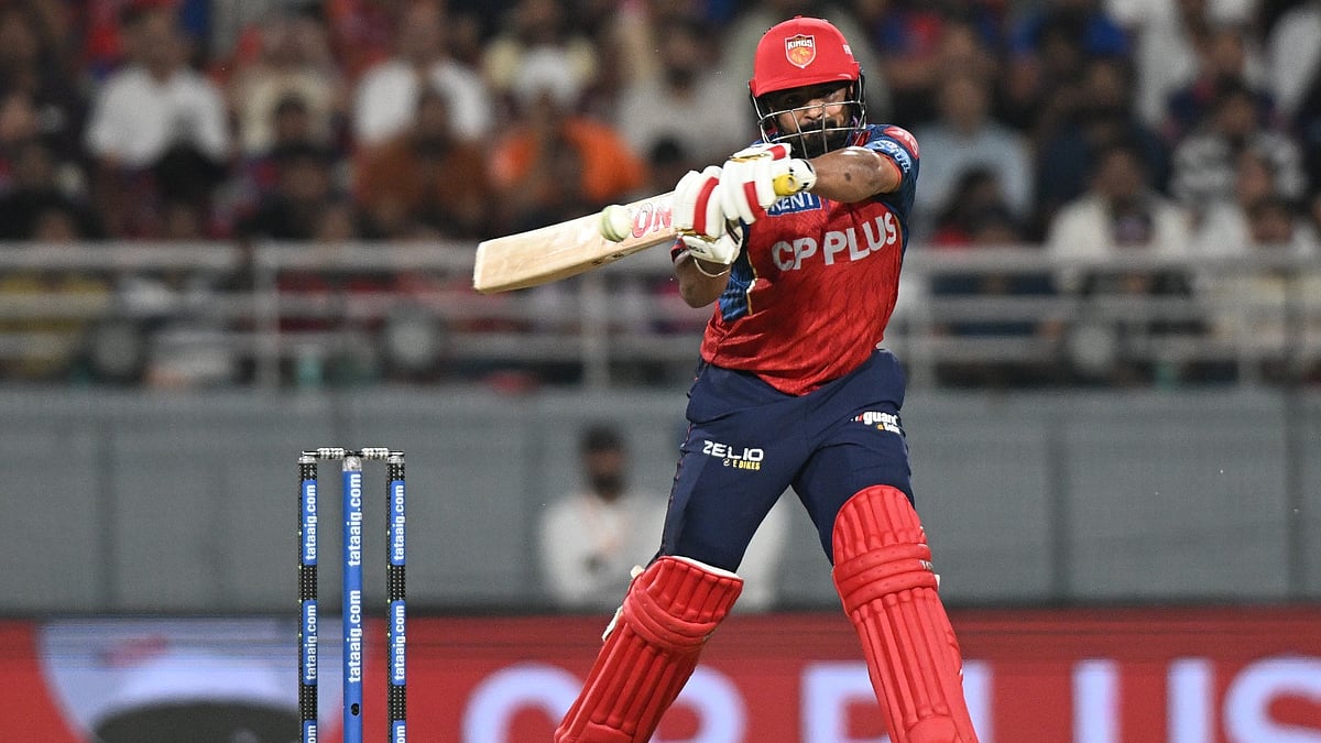 Punjab Kings' Prabhsimran Singh plays a shot during the Indian Premier League cricket match between Rajasthan Royals and Punjab Kings in New Chandigarh, India, Tuesday, April 28, 2026. - AP Photo
