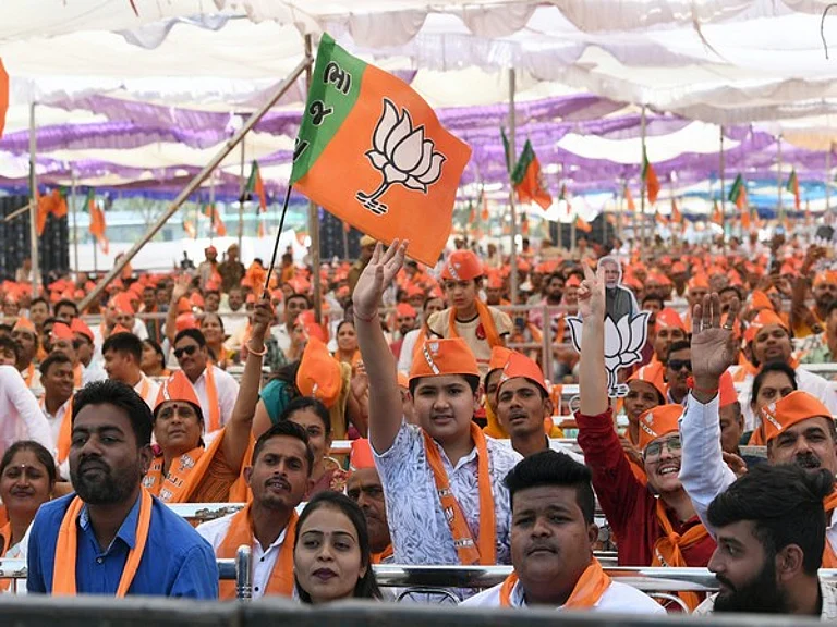 The BJP has taken a commanding lead as counting for the Gujarat Local Body Elections 2026 gets underway. - PTI
