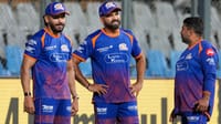 MI Vs SRH, IPL 2026: Is Rohit Sharma Playing Today At Wankhede Stadium? PTI/Kunal Patil : Rohit Sharma, centre, along with support staff during a practice session ahead of the Indian Premier League match between Mumbai Indians and Sunrisers Hyderabad, in Mumbai.