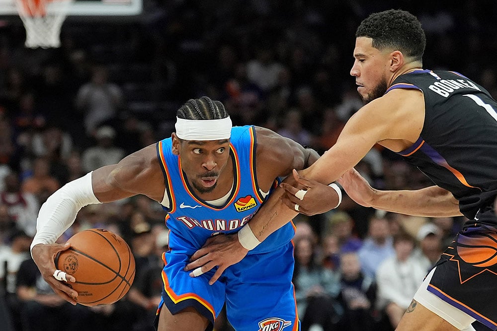 NBA Basketball: Oklahoma City Thunder vs Phoenix Suns
