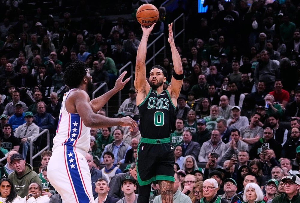 76ers vs Celtics game 5 NBA Basketball playoffs-Jayson Tatum