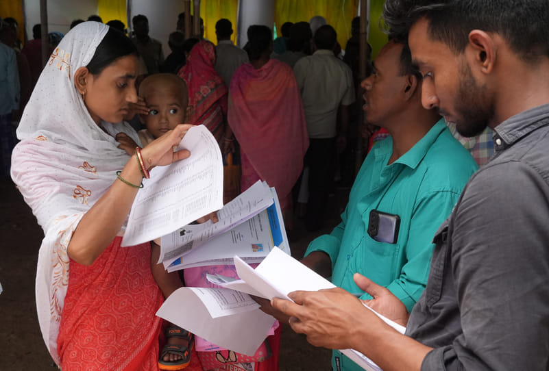 The rush at the Malda Tribunal.