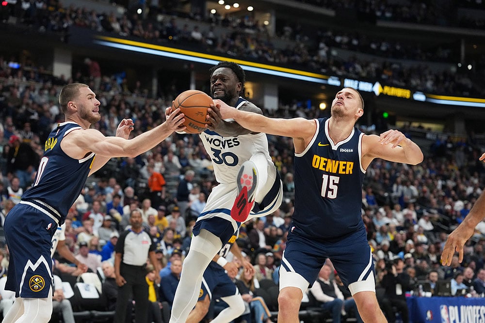 NBA Basketball Game: Denver Nuggets Vs Minnesota Timberwolves