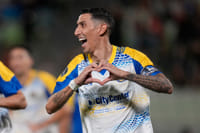 Universidad Central Vs Rosario Central, CONMEBOL Copa Libertadores: Di Maria Scores To Gain Away Win | Photo: AP/Ariana Cubillos : Angel Di Maria of Argentina's Rosario Central celebrates scoring his side's second goal, from the penalty spot, against Venezuela's Universidad Central during a Copa Libertadores Group H soccer match in Caracas, Venezuela.