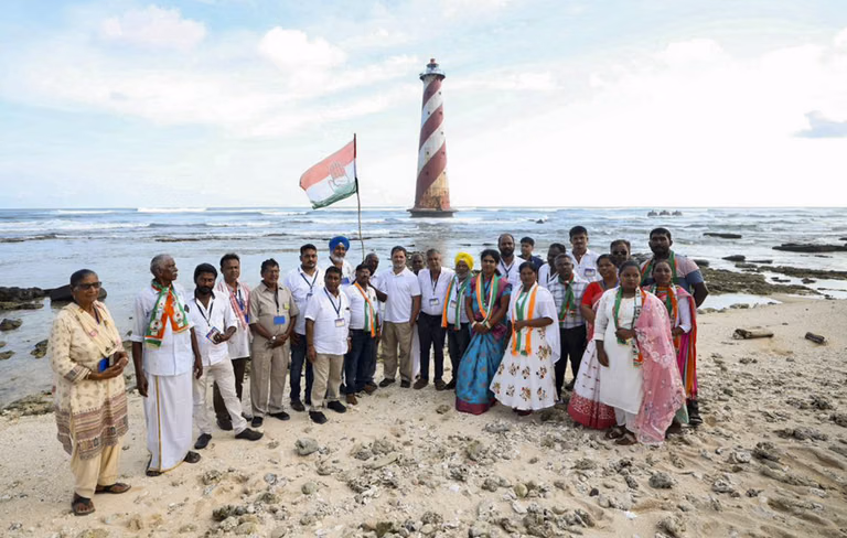 Rahul Gandhi In Nicobar Islands - null