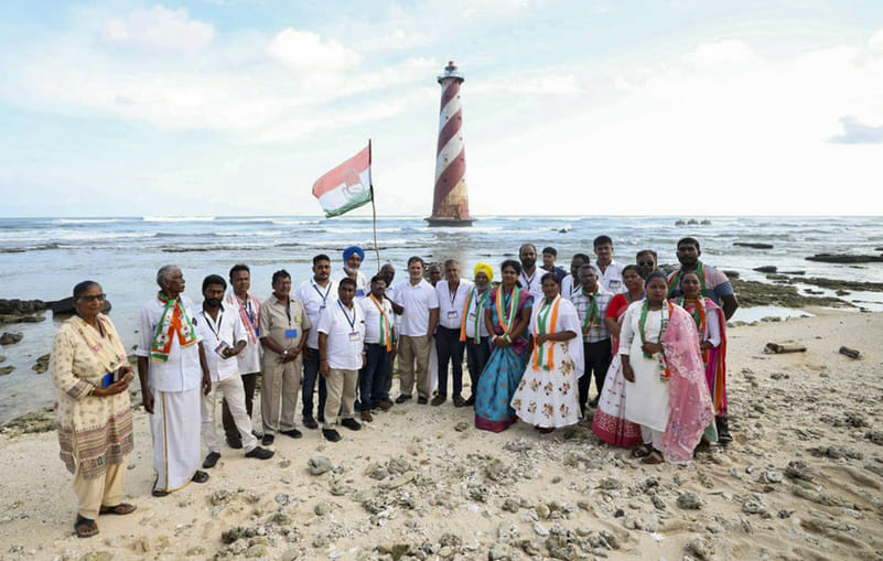 Rahul Gandhi In Nicobar Islands