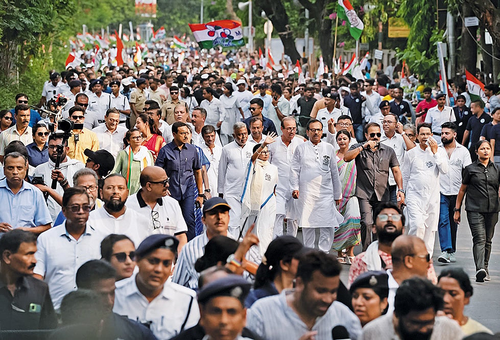 | Photo: Sandipan Chatterjee : Mamata Banerjee’s campaign in south Kolkata