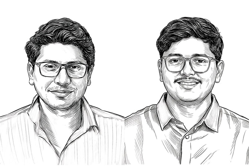 (L-R) Chandra Pratap Tiwari; Shishir Agrawal