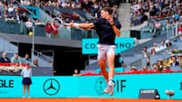 Casper Ruud Vs Alexander Blockx, Madrid Open 2026: Belgian Prodigy Stuns Defending Champ In Quarter-Final | Photo: AP/Jose Breton : Alexander Blockx of Belgium returns the ball to Casper Ruud of Norway during the quarterfinal match at the Madrid Open tennis tournament in Madrid, Thursday, April 30, 2026.