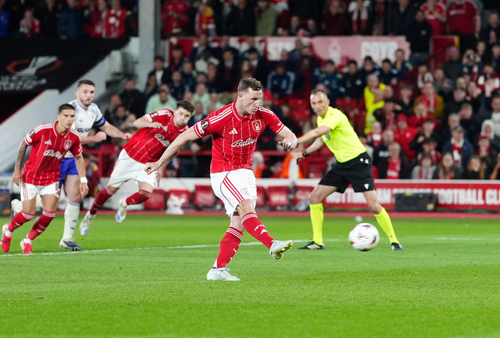Nottingham Forest vs Aston Villa Europa League Semi-Final-Chris Wood