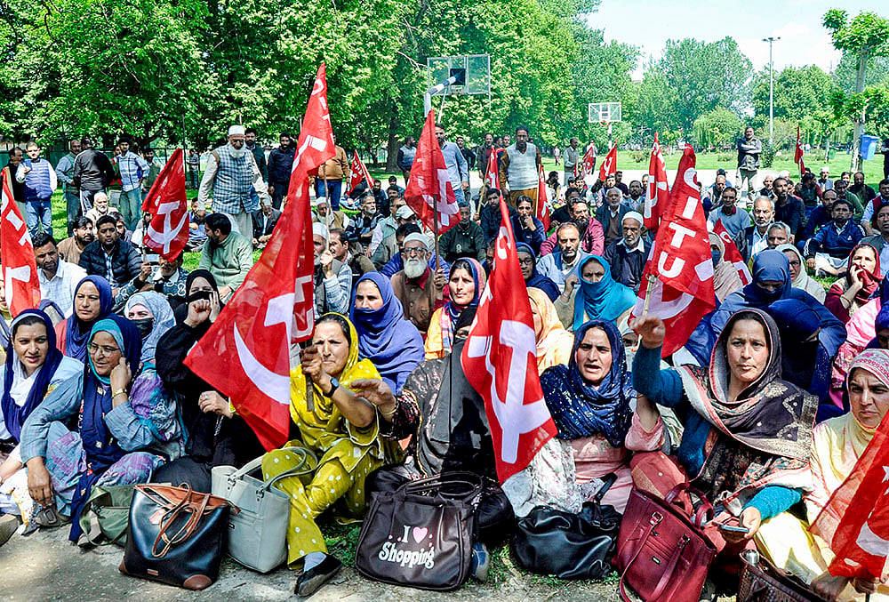 International Labour Day in Srinagar