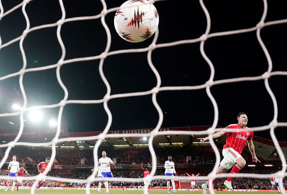 Nottingham Forest vs Aston Villa Europa League Semi-Final-Chris Wood