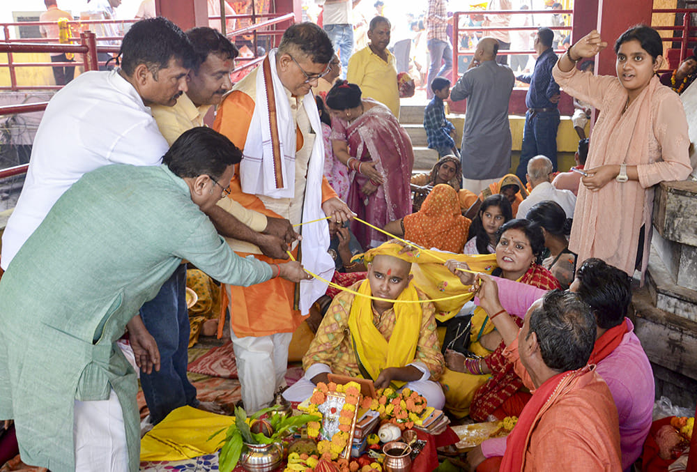 Buddha Purnima celebration in Mirzapur