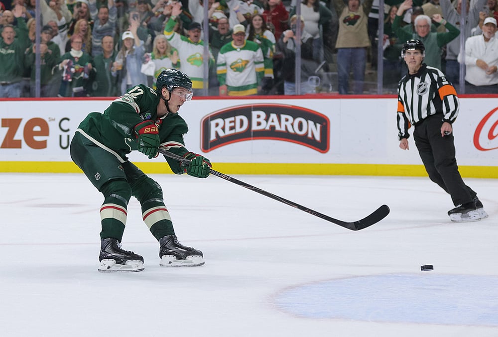 Minnesota Wild Vs Dallas Stars NHL Playoffs-Matt Boldy
