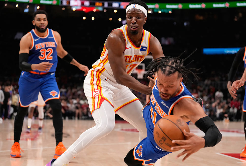 New York Knicks vs Atlanta Hawks NBA basketball playoffs series-Jalen Brunson