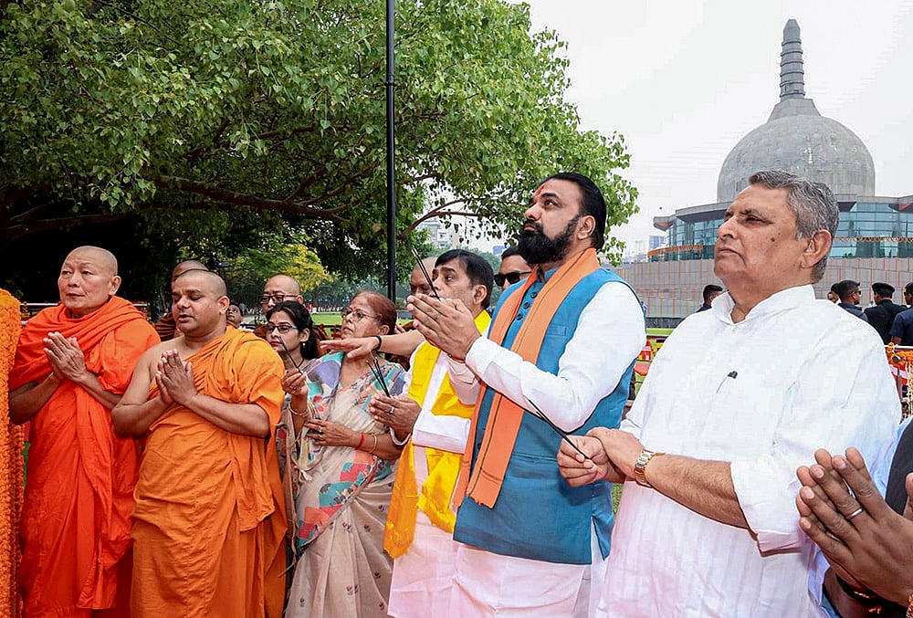 Samrat Choudhary, Buddha Purnima in Patna