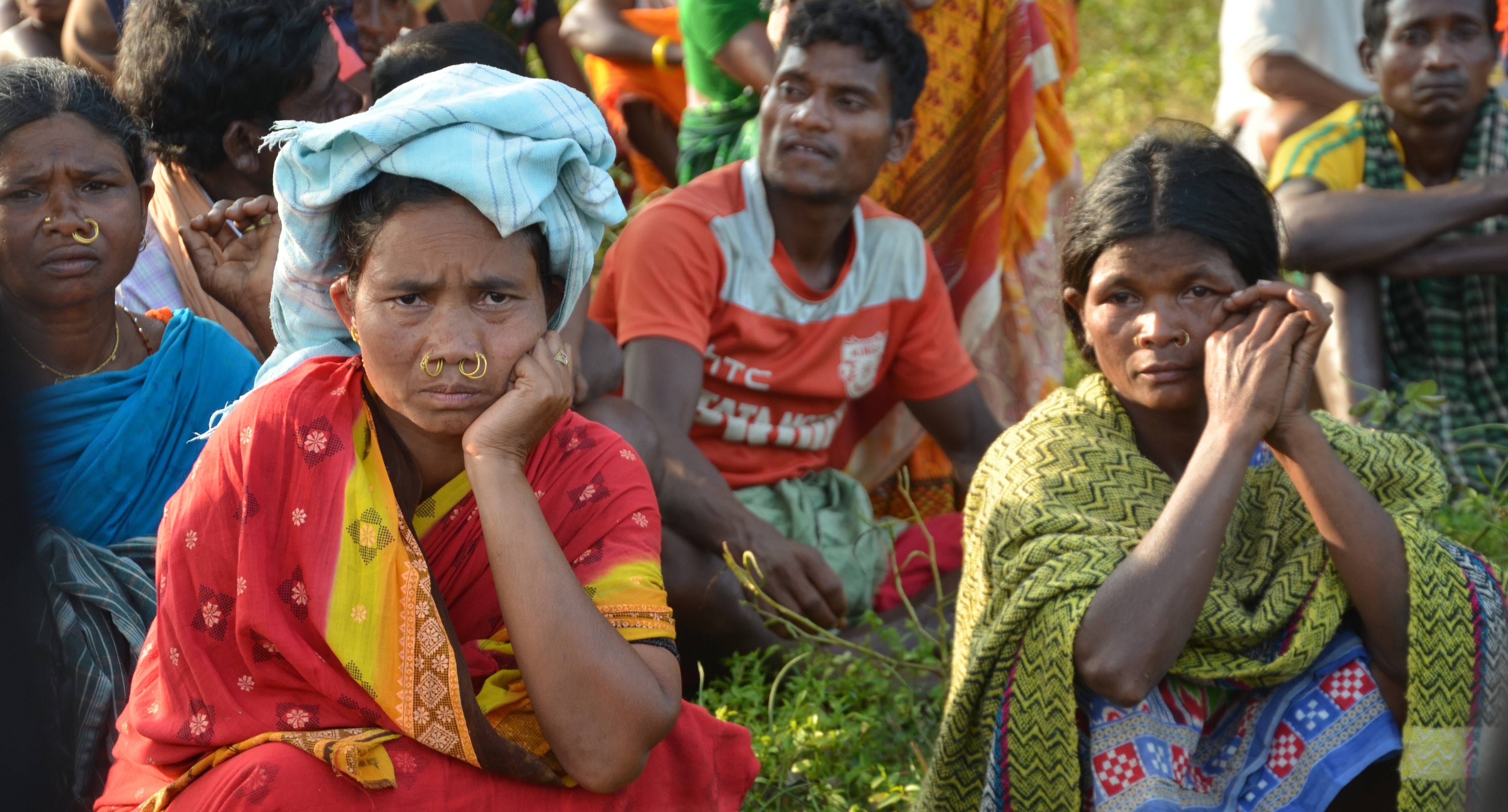 India: Women of Dongoria Kondh Community in Odisha The Dongoria Kondh indigenous tribal group of Odisha India.The faith, identity, lifestyle of these tribes are centered upon and around the Niyamgiri mountains, forests, earth and waters. The entire Niyamgiri region is reach in bauxite and iron core. - Credit: IMAGO / Pacific Press Agency