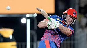 | Photo: AP/Mahesh Kumar A. : Delhi Capitals' David Miller plays a shot during the Indian Premier League cricket match between Chennai Super Kings and Delhi Capitals in Chennai.