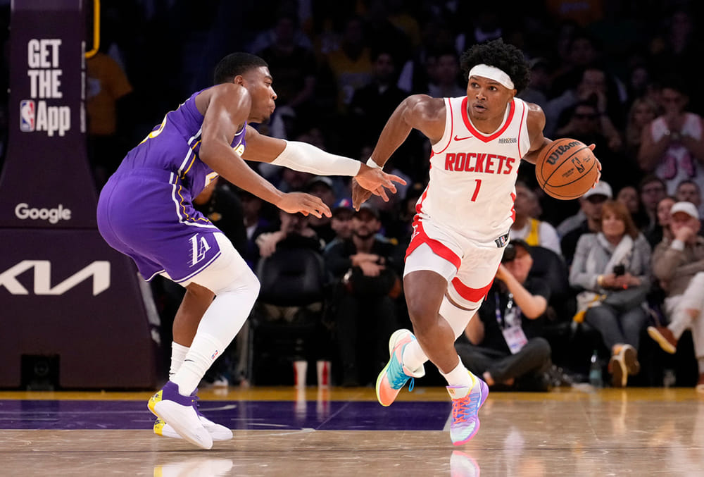Los Angeles Lakers vs Houston Rockets, NBA 2026 Playoffs-Amen Thompson