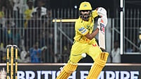 (AP Photo) : Chennai Super Kings' captain Ruturaj Gaikwad plays a shot during the Indian Premier League cricket match between Chennai Super Kings and Mumbai Indians in Chennai, India, Saturday, May 2, 2026