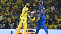 IPL Dispatch: CSK Complete Third League Double Over MI; Indian Premier League Playoff Dates To Be Confirmed | Photo: AP : Chennai Super Kings' captain Ruturaj Gaikwad, left, is congratulated by Mumbai Indians' captain Hardik Pandya after Chennai Super Kings won the Indian Premier League cricket match between against Mumbai Indians in Chennai, India, Saturday, May 2, 2026.