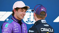 Miami GP Qualifying: Kimi Antonelli Takes Pole Dramatically After Sprint Setback AP Photo : Mercedes driver Kimi Antonelli of Italy talks with Red Bull driver Max Verstappen of the Netherlands after a qualifying session for the Miami Formula One Grand Prix auto race.