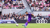 X/Orlando City SC : Martin Ojeda slams three goals to power a stunning comeback for Orlando City against Inter Miami at the Nu Stadium in Miami, Florida on Saturday, May 2.