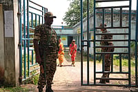  Sandipan Chatterjee/Outlook : Villages of Lalgarh, Binpur constituency of Jhargram district, once epicentre of the Maoist rebellions in Bengal, came together to cast their votes in the first phase of elections, beating heat alerts and a lingering aftertaste of violence.