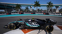 AP Photo/Rebecca Blackwell : Mercedes driver Andrea Kimi Antonelli of Italy steers his car during qualifying session for the sprint race ahead of the Miami Formula One Grand Prix, Friday, May 1, 2026, in Miami Gardens, Fla. 