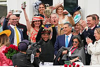 From Last To First: Golden Tempo Wins Kentucky Derby 2026 In Sensational Fashion | Photo: AP/Abbie Parr : Jockey Jose L. Ortiz celebrates after riding Golden Tempo to victory the 152nd running of the Kentucky Derby horse race at Churchill Downs, in Louisville, Kentucky.
