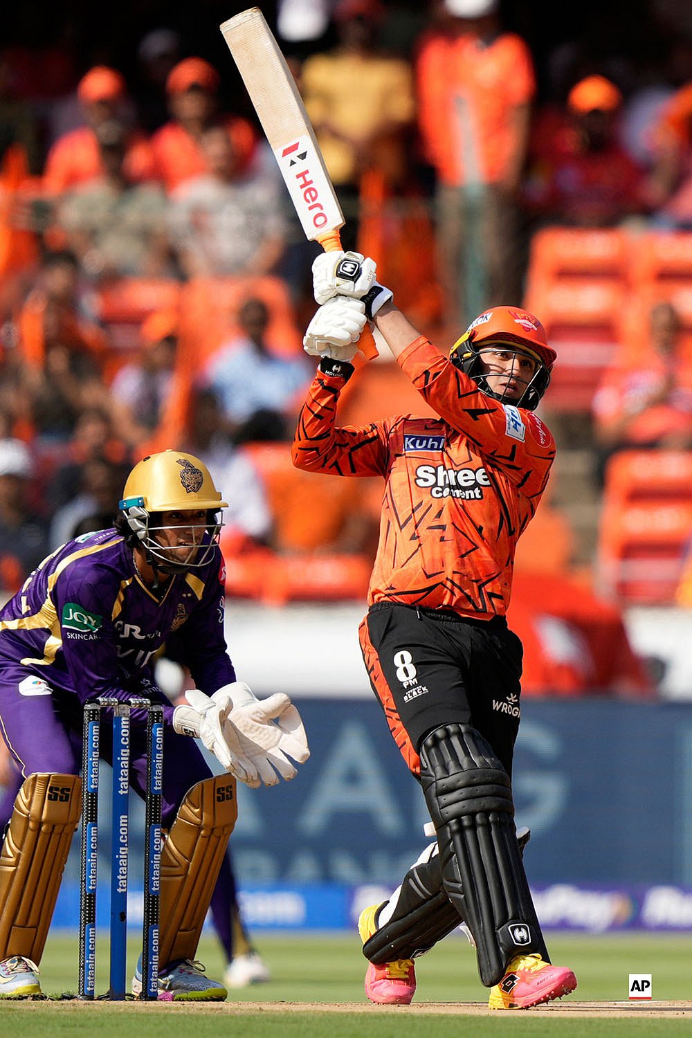 SRH Vs KKR IPL 2026 match 45 t20 cricket-Abhishek Sharma 