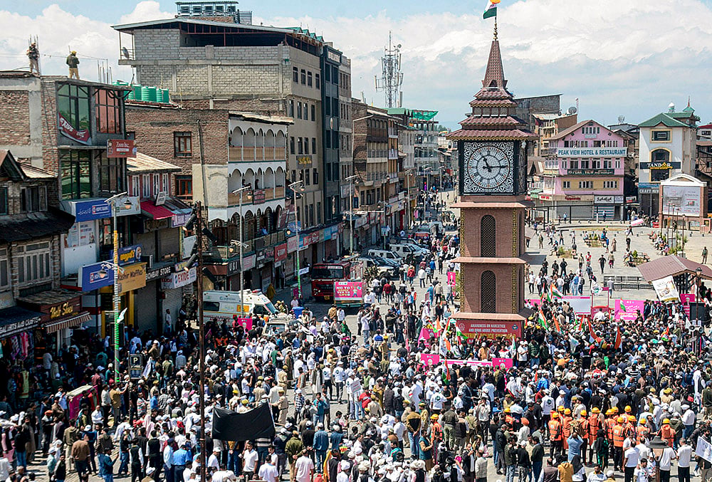 Nasha Mukti awareness campaign in Srinagar