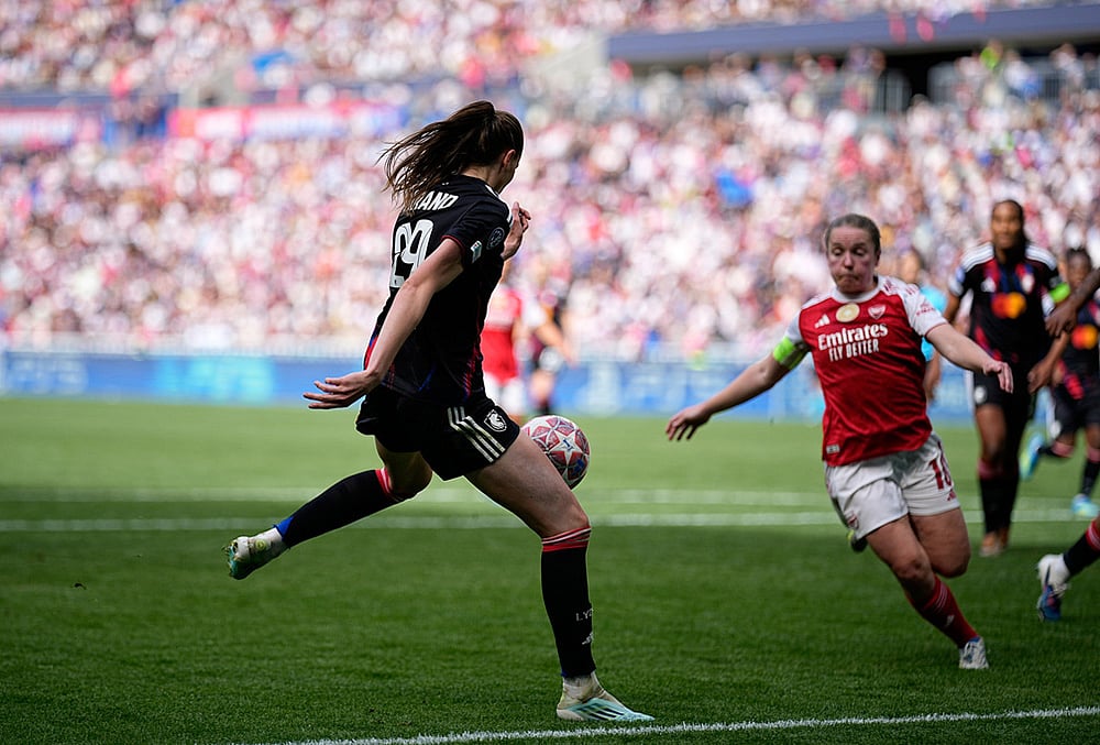 OL Lyonnes vs Arsenal Womens Champions League Soccer-Lyonnes Jule Brand