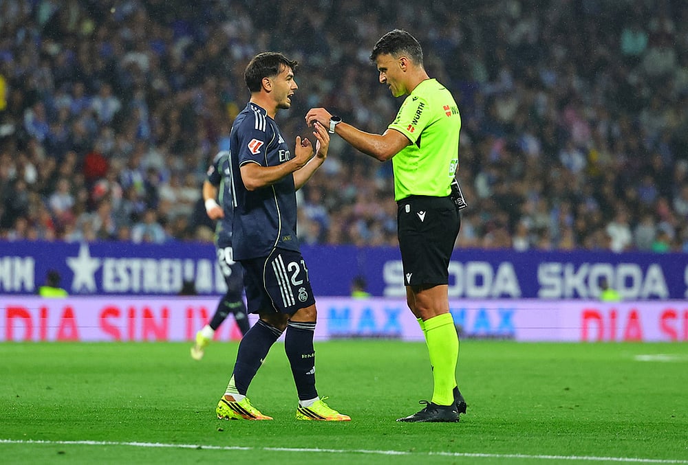 Espanyol vs Real Madrid La Liga soccer-Brahim Diaz