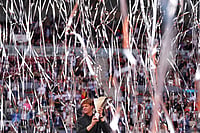 Sinner Vs Zverev, Madrid Open 2026 Final: Italian Crushes German To Claim 5th Consecutive Masters 1000 Event | Photo: AP/Manu Fernandez : Jannik Sinner, of Italy, holds the trophy after winning the men's singles tennis final match against Alexander Zverev, of Germany, at the Madrid Open tennis tournament in Madrid, Spain.