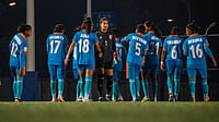 AIFF : India Women's U17 Team ahead of AFC U17 Women's Asian Cup clash against Japan. 