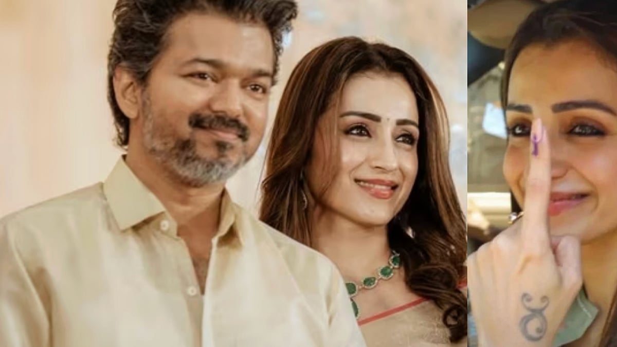 Trisha visits Vijay house as TVK takes lead Tamil Nadu - Instagram 