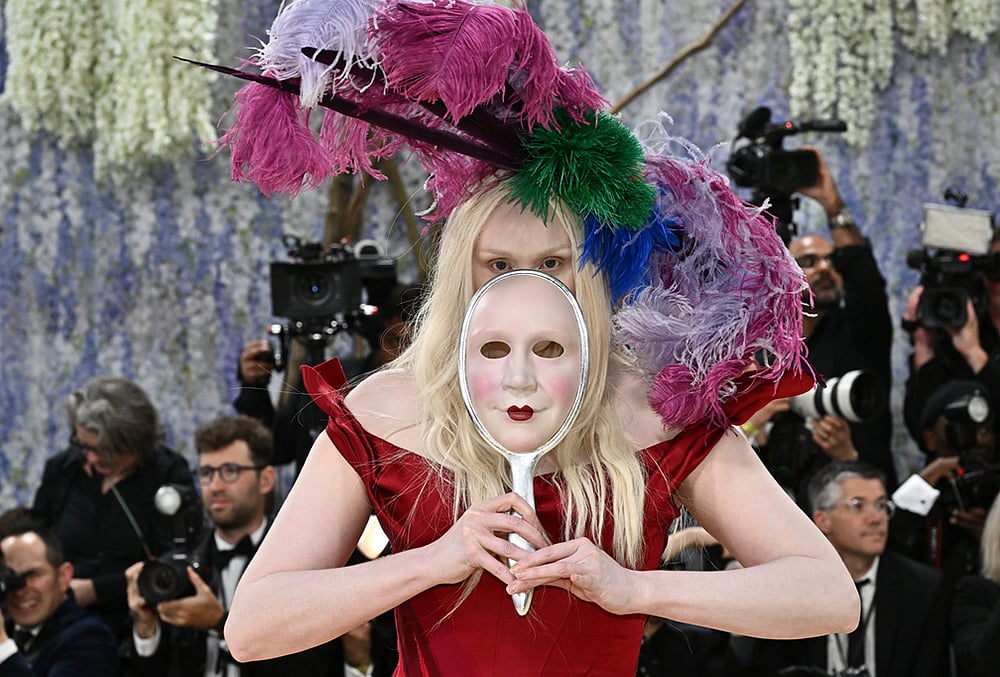 Gwendoline Christie at Metropolitan Museum of Arts Costume Institute benefit gala 