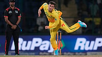 (AP Photo/Manish Swarup) : Chennai Super Kings' Noor Ahmad bowls a delivery during the Indian Premier League cricket match between Chennai Super Kings and Delhi Capitals in New Delhi, India, Tuesday, May 5, 2026