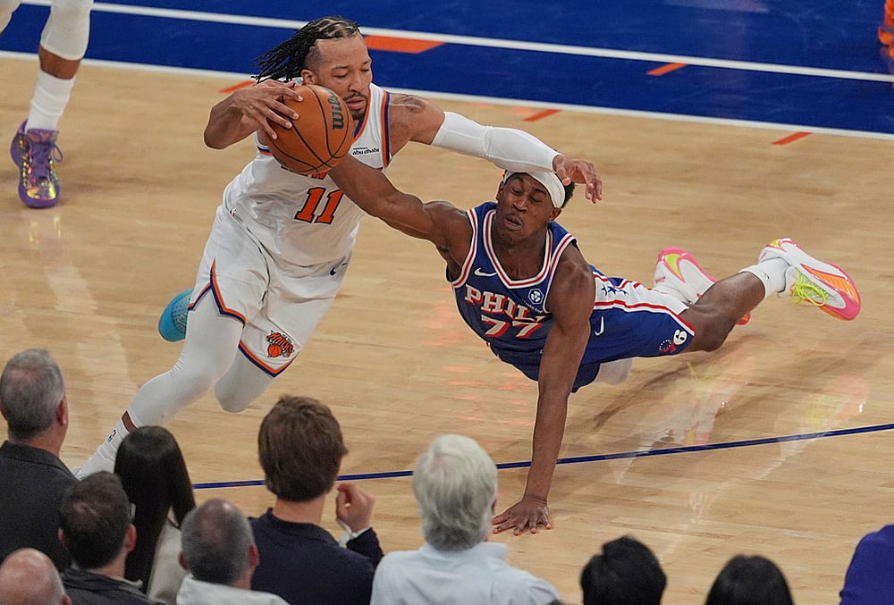 76ers vs Knicks 2026 NBA basketball playoffs-Vj Edgecombe